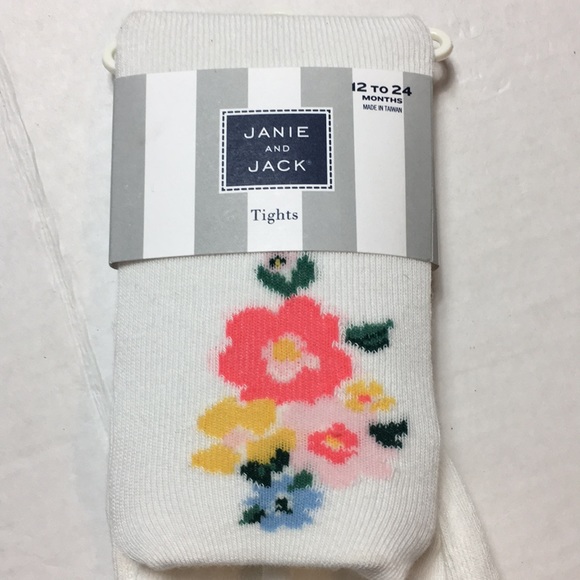 Janie and Jack Other - NWT/ Janie and Jack infant tights girl’s flower